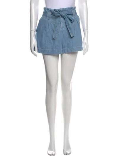 Pre-owned L'agence Mini Shorts In Blue