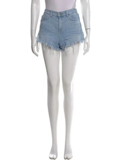 Pre-owned L'agence Mini Shorts In Blue