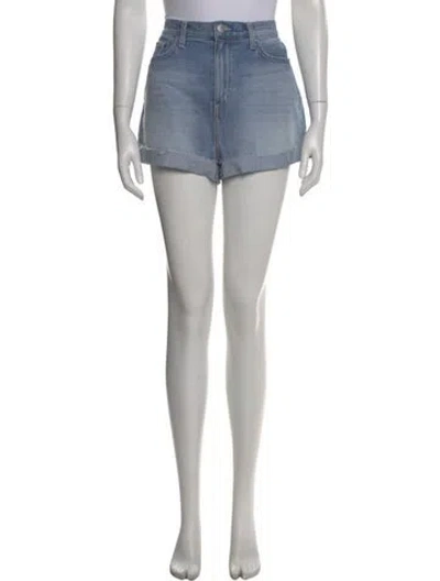 Pre-owned L'agence Mini Shorts In Blue