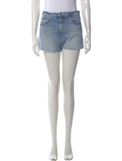 Pre-owned L'agence Mini Shorts In Blue