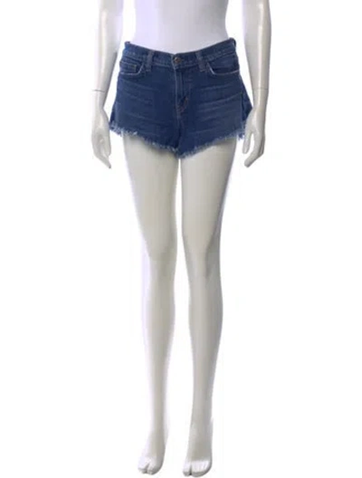 Pre-owned L'agence Mini Shorts In Blue