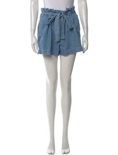 Pre-owned L'agence Mini Shorts In Blue