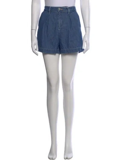 Pre-owned L'agence Mini Shorts In Blue