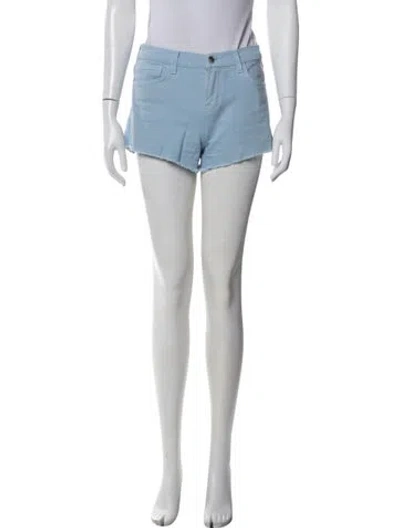 Pre-owned L'agence Mini Shorts In Blue