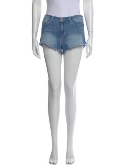 Pre-owned L'agence Mini Shorts In Blue