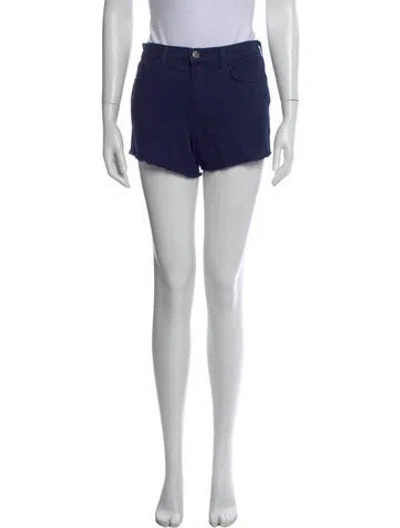Pre-owned L'agence Mini Shorts In Blue