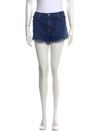 Pre-owned L'agence Mini Shorts In Blue