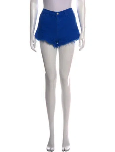 Pre-owned L'agence Mini Shorts In Blue