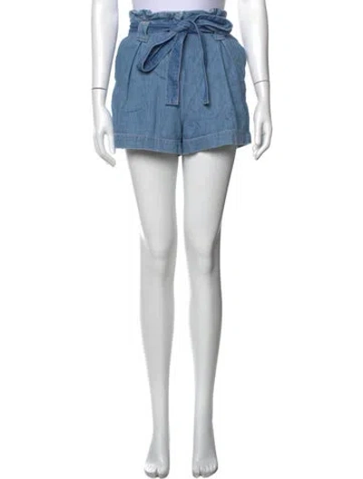 Pre-owned L'agence Mini Shorts In Blue