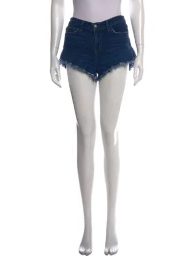Pre-owned L'agence Mini Shorts In Blue