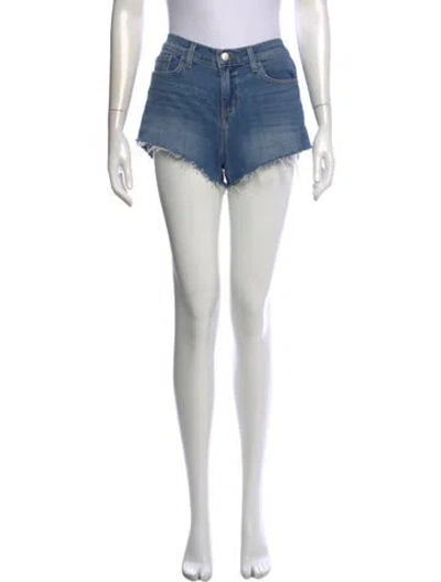Pre-owned L'agence Mini Shorts In Blue