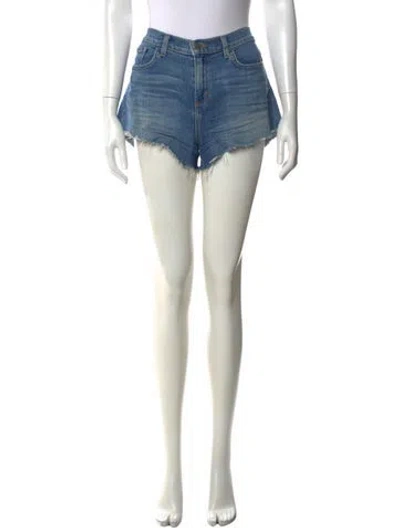 Pre-owned L'agence Mini Shorts In Blue