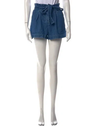 Pre-owned L'agence Mini Shorts In Blue