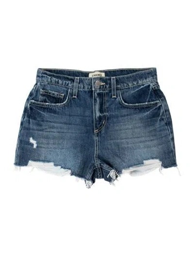 Pre-owned L'agence Mini Shorts In Blue