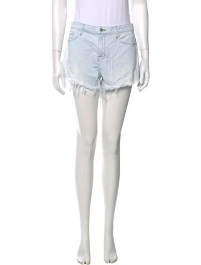 Pre-owned L'agence Mini Shorts In Blue