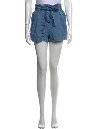 Pre-owned L'agence Mini Shorts In Blue