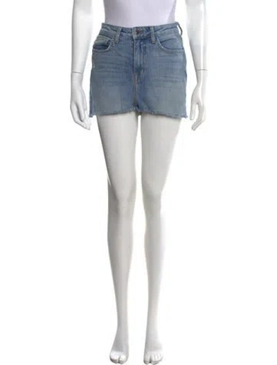 Pre-owned L'agence Mini Shorts In Blue