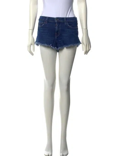 Pre-owned L'agence Mini Shorts In Blue