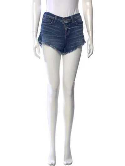 Pre-owned L'agence Mini Shorts In Blue