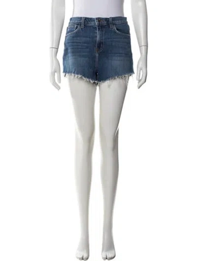 Pre-owned L'agence Mini Shorts In Blue