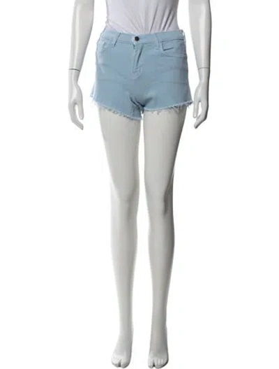 Pre-owned L'agence Mini Shorts In Blue