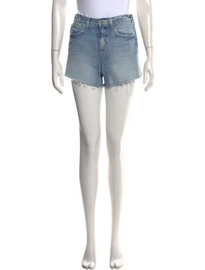 Pre-owned L'agence Mini Shorts In Blue