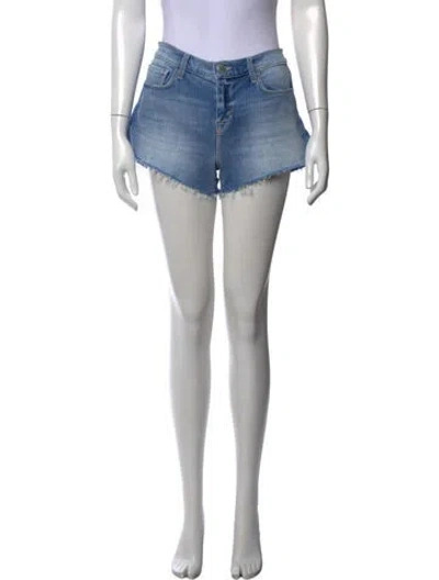 Pre-owned L'agence Mini Shorts In Blue