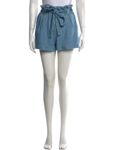Pre-owned L'agence Mini Shorts In Blue