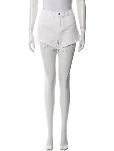 Pre-owned L'agence Mini Shorts In Blue
