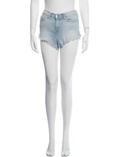 Pre-owned L'agence Mini Shorts In Blue