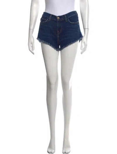 Pre-owned L'agence Mini Shorts In Blue