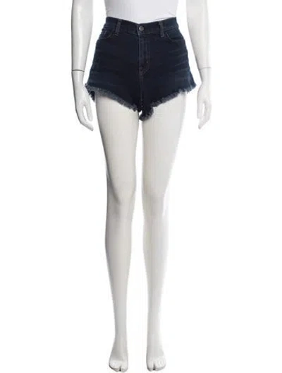 Pre-owned L'agence Mini Shorts In Blue