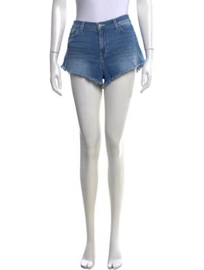 Pre-owned L'agence Mini Shorts In Blue