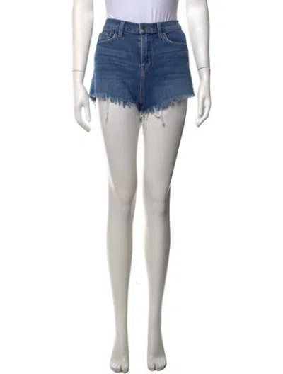 Pre-owned L'agence Mini Shorts In Blue