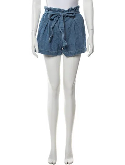 Pre-owned L'agence Mini Shorts In Blue