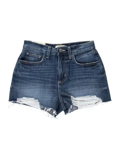 Pre-owned L'agence Mini Shorts In Blue