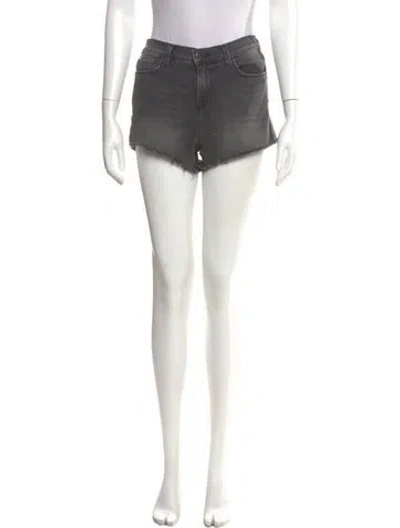 Pre-owned L'agence Mini Shorts In Gray