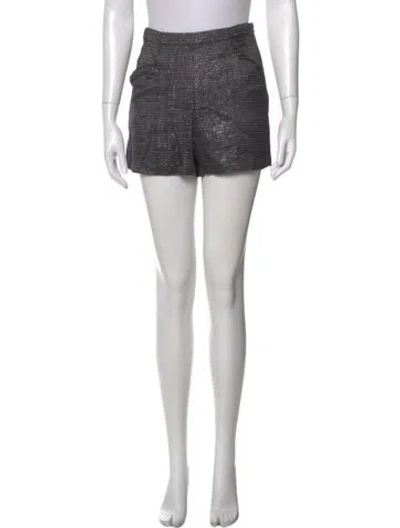 Pre-owned L'agence Mini Shorts In Gray