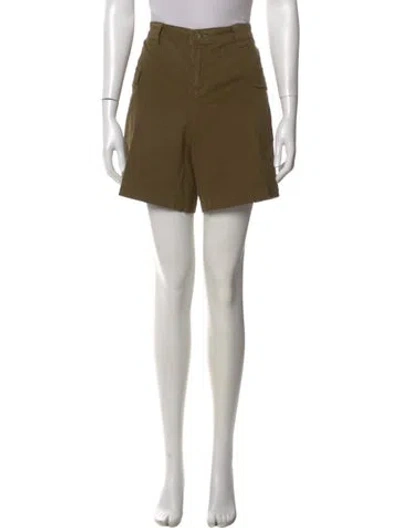 Pre-owned L'agence Mini Shorts In Green