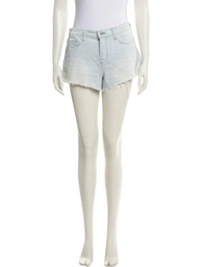 Pre-owned L'agence Mini Shorts In Neutral