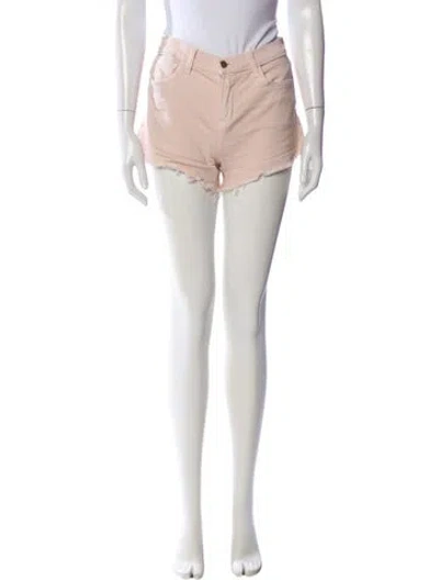 Pre-owned L'agence Mini Shorts In Neutral