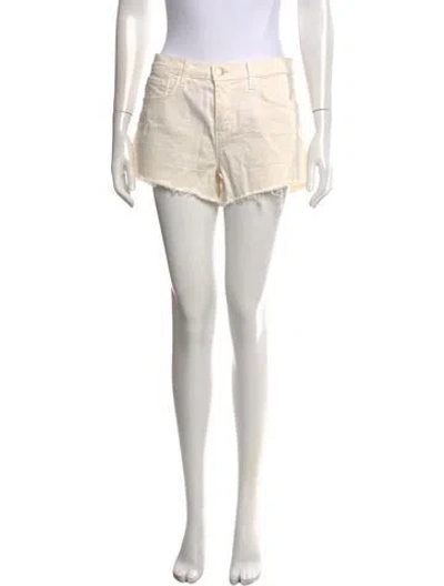 Pre-owned L'agence Mini Shorts In Neutrals