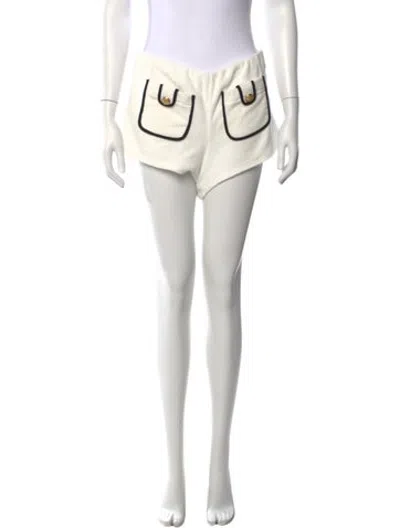 Pre-owned L'agence Mini Shorts In Neutrals