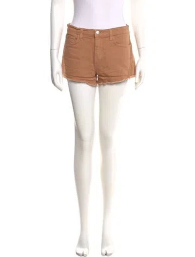 Pre-owned L'agence Mini Shorts In Orange