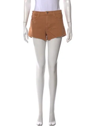 Pre-owned L'agence Mini Shorts In Orange