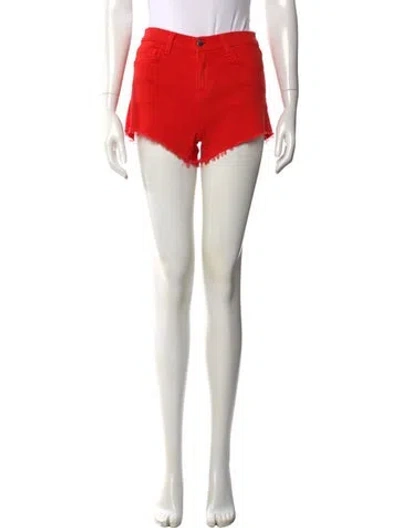Pre-owned L'agence Mini Shorts In Orange