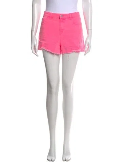 Pre-owned L'agence Mini Shorts In Pink
