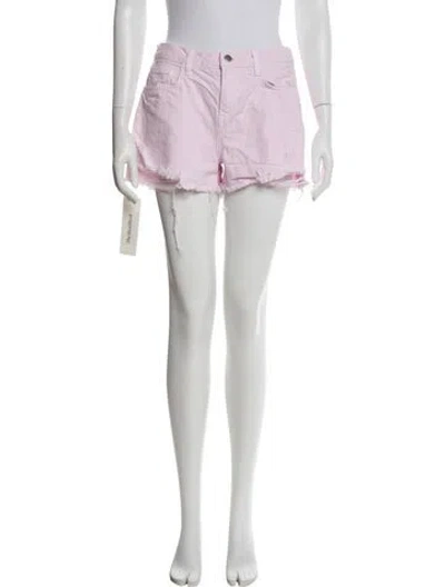 Pre-owned L'agence Mini Shorts In Pink