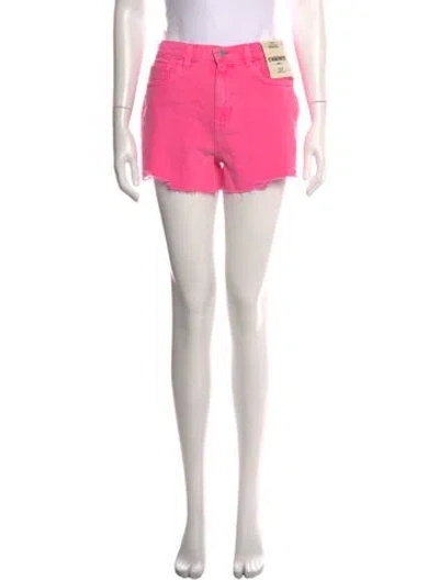 Pre-owned L'agence Mini Shorts In Pink