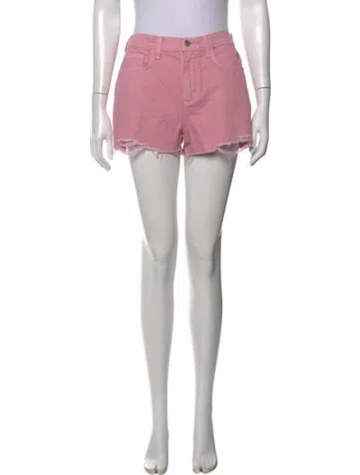 Pre-owned L'agence Mini Shorts In Pink